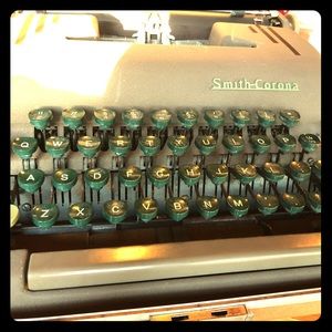 Smith-Corona Manual Typewriter with Case